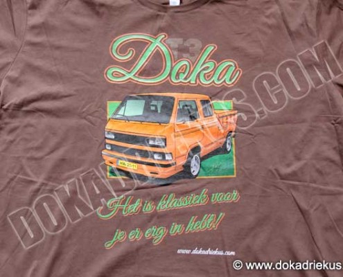 T-shirt VW T3 doka klassiek