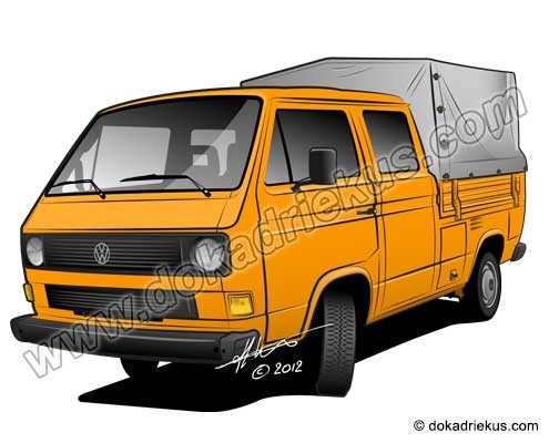 VW T3 doka met huif