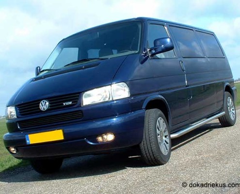 Vooraanzicht VW T4 bestelbus