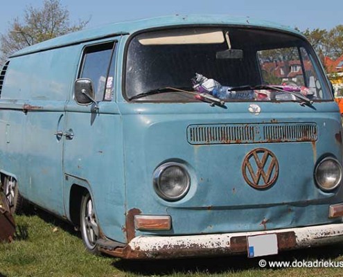 VW T2 panelvan in ratlook