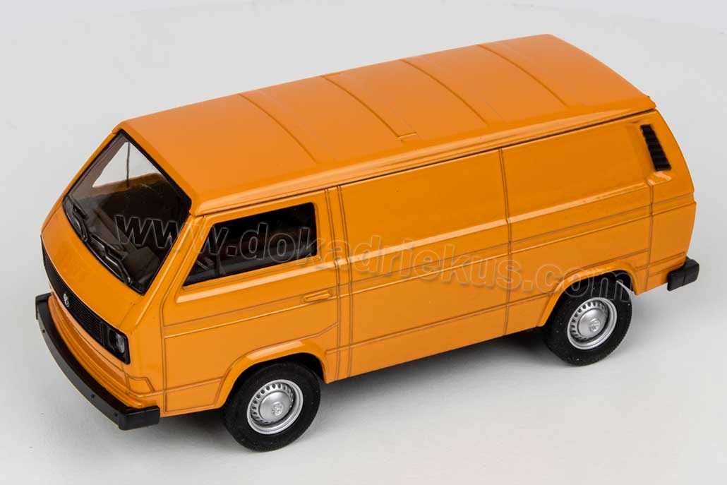 Welly 1:43 schaalmodel van de VW T3 gesloten bestelbus